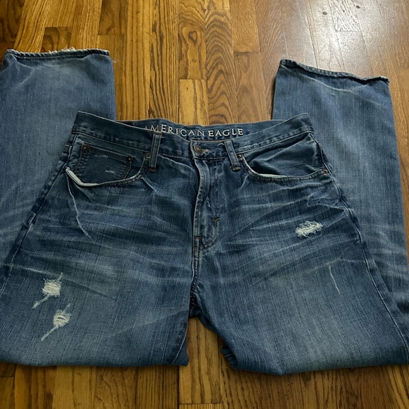 American Eagle Relaxed Jeans 34x30 - Picture 3 of 4